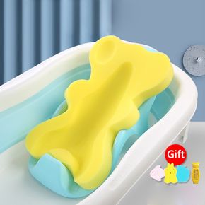 Baby Bath Sponge Cushion Skid-Proof Soft Infant Baby Bath Sponges Mat for Bathing Newborn Bath Accessories