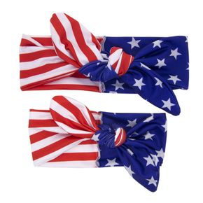 2-pack Patriotic Accessories of US American Flag Headband for Celebration Party Dress-up
