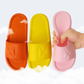 Summer Non-slip Thick Soft Sole Home Bathroom Slippers Women House Platform Flip Flops Outdoor Open Toe Beach Slides Sandal