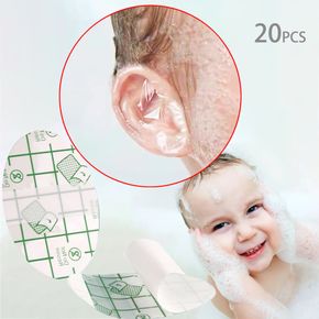 20er-Pack klare Einweg-Ohraufkleber Baby wasserdichte Ohrabdeckungen Ohrenschützer zum Schwimmen Duschen