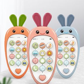 Juguete para teléfono móvil para bebé, juguete educativo interactivo para teléfono móvil, juguete para teléfono inteligente de educación temprana con una variedad de sonidos musicales