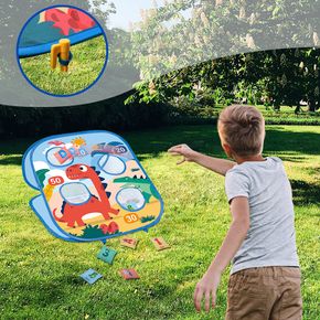 3 in 1 Bean Bag Toss Game Toy Kids Foldable Cornhole Board Games Outdoor Indoor Yard Backyard Toys