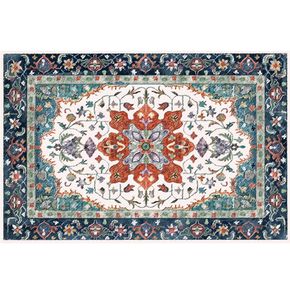 Area Rugs Country Flower Indian Ethnic Style Carpet Living Room Bedroom Floor Mat Home Decor