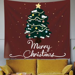 Christmas Tapestry Wall Hanging Red Christmas Tapestry Wall Decor Home Hanging Picture for Bedroom Living Room Dorm Holiday Party