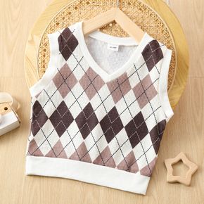 Toddler Boy/Girl Plaid Argyle Pattern Vest