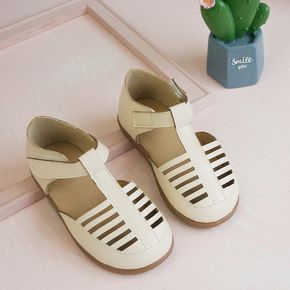 Toddler / Kid Solid Color Hollow Out Velcro Sandals