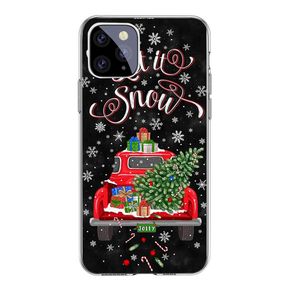 Christmas Snowflake Gift Car iPhone Case Soft TPU Protective Case for iPhone 8/8 Plus/11/11 Pro/11 Pro Max/12/12 Pro/12 Pro Max/12 Mini/X/XS/XS Max/XR/13/13 Pro/13 Pro Max/13 Mini