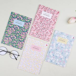 Floral Notebook Creative Colorful Flower Patterns A5 Notebook Homework Composition Notebook Daily Notepad
