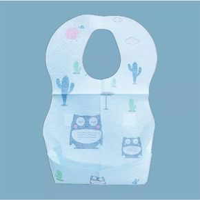 10-pack Disposable Baby Bibs Waterproof Disposable Baby Bibs for Travel Outdoor