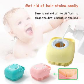 Baby Shampoo Shower Massage Brush Scalp Hair Head Body Massager Brush Baby Bath Supply