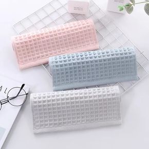 100% Cotton Pure Color Waffle Washcloths Hand Towel Soft Comfortable Absorbent Towel for Bathroom Kitchen