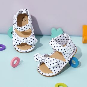 Baby / Toddler Polka Dots Bowknot Velcro Closure Sandals