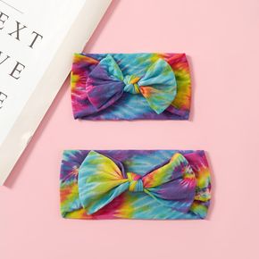Tie-dye Bowknot Headbands for Mommy and Me