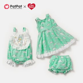 Care Bears "Wish Upon A Cloud" Cotton Sibling Dress and Romper