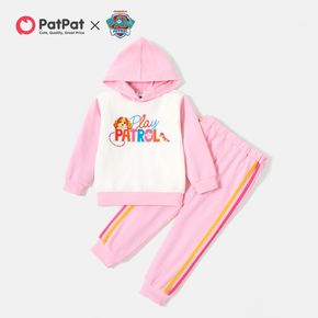 PAW Patrol 2-piece Toddler Girl Cotton Colorblock Hoodie and Pants Set