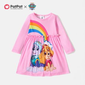 PAW Patrol Toddler Girl Rainbow Big Graphic Dress