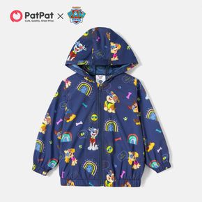 PAW Patrol Toddler Boy Rainbow Allover Zip-up Hooded Jacket