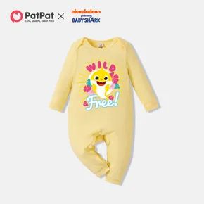 Baby Shark 'Wild Free' Floral Cotton Jumpsuit for Baby Boy/Girl