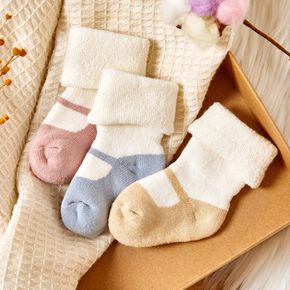 Baby / Toddler Color Block Terry Socks