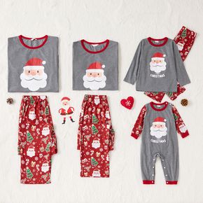 Familien Outfits Weihnachten Druck Weihnachtsmann Schlafanzug