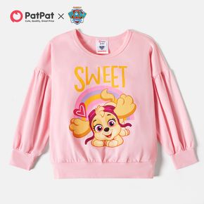 PAW Patrol Toddler Girl Skye Pink Cotton Pullover Sweatshirt