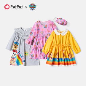 PAW Patrol Toddler Girl Rainbow and Allover Dress