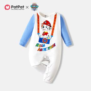 PAW Patrol Little Boy Colorblock Graphic Cotton Jumpsuit