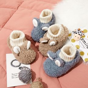 Toddler / Kid Cute Cartoon Dual Ears Fluffy Fleece Slippers