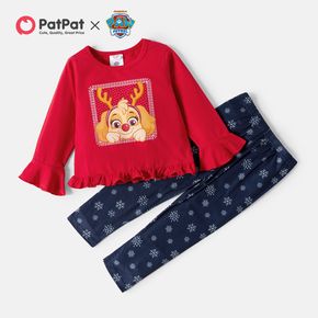 PAW Patrol 2-piece Toddler Girl Skye Christmas Top and Pants Sets