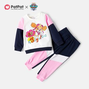 PAW Patrol 2-piece Toddler Girl Colorblock Skye Sweatshirt and Pants Set