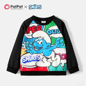 Smurfs Kid Boy Big Graphic Long-sleeve Pullover Sweatshirt