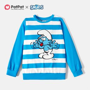 Smurfs  Kid Boy Striped Pullover Sweatshirt