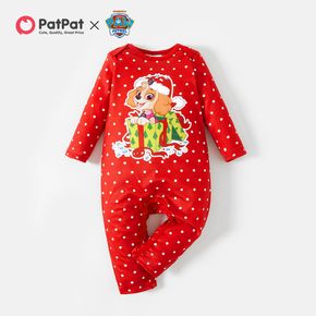 PAW Patrol Little Girl Skye Christmas Polka Dots Jumpsuit