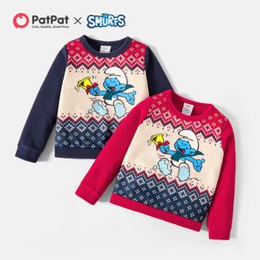 Smurfs Kids Boy/Kid Girl Christmas Graphic Sweatshirt
