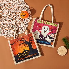 Halloween Süßes oder Saures Taschen Halloween Goodie Süßigkeiten Taschen wiederverwendbare Geschenktüten
