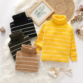 Toddler Boy/Girl Turtleneck Stripe Sweater