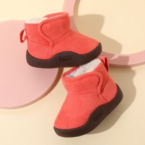 Toddler / Kid Orange Red Fleece-lining Prewalker Shoes