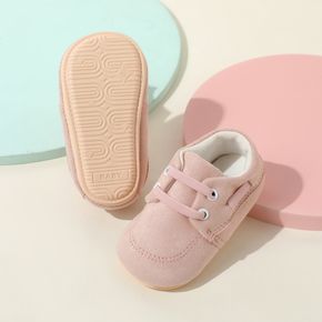 Prewalker-Schuhe mit rosa Schnürsenkel-Dekor für Babys / Kleinkinder
