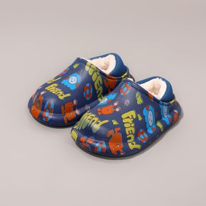 chinelos quentes de forro de lã de desenho animado para bebês / crianças