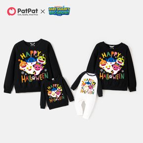 Baby Shark Halloween 100% Cotton Graphic Family Matching Sweatshirts