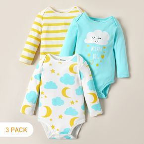 3-pack Baby Cloud Bodysuits Set