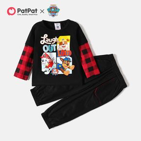 PAW Patrol Toddler Boy 2-piece Cotton Pups Team Tee and Solid Pants