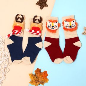 Baby / Toddler / Kid Christmas Elk Lion Cartoon Socks