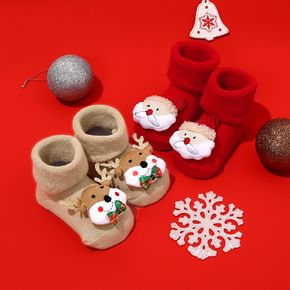 Baby / Toddler Christmas Cartoon Three-dimensional Socks