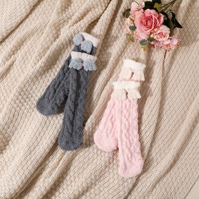 Baby / Toddler / Kid Wings Decor Coral Fleece Winter Warm Socks