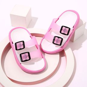 Toddler / Kid Twin Band Pink Slippers