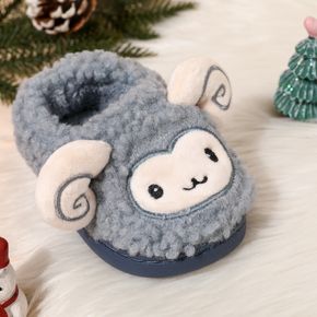 Toddler / Kid Cartoon Animal Sheep Fuzzy Fleece Slippers