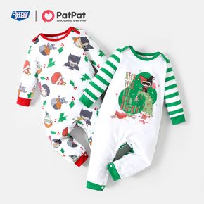 Justice League Baby Boy/Girl Green Super Heroes Christmas Jumpsuit
