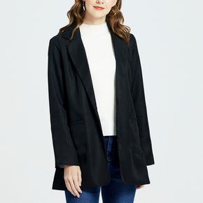 Lapel Neck Wrist Sleeve Length Cardigan Coat