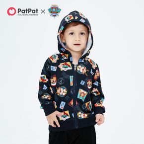 PAW Patrol Toddler Boy Christmas Allover Zip-up Hooded Jacket